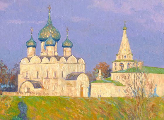 Suzdal. Horse riding