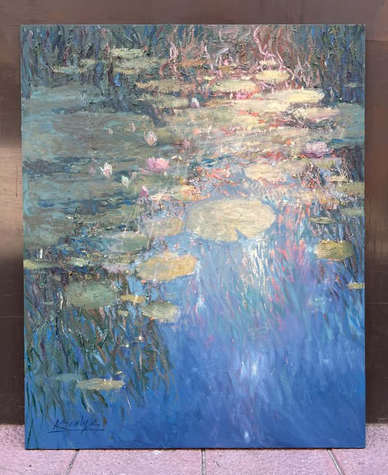 Water Lilies and Reflections