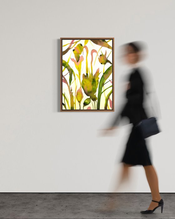 Butti - Abstract Botanical watercolor