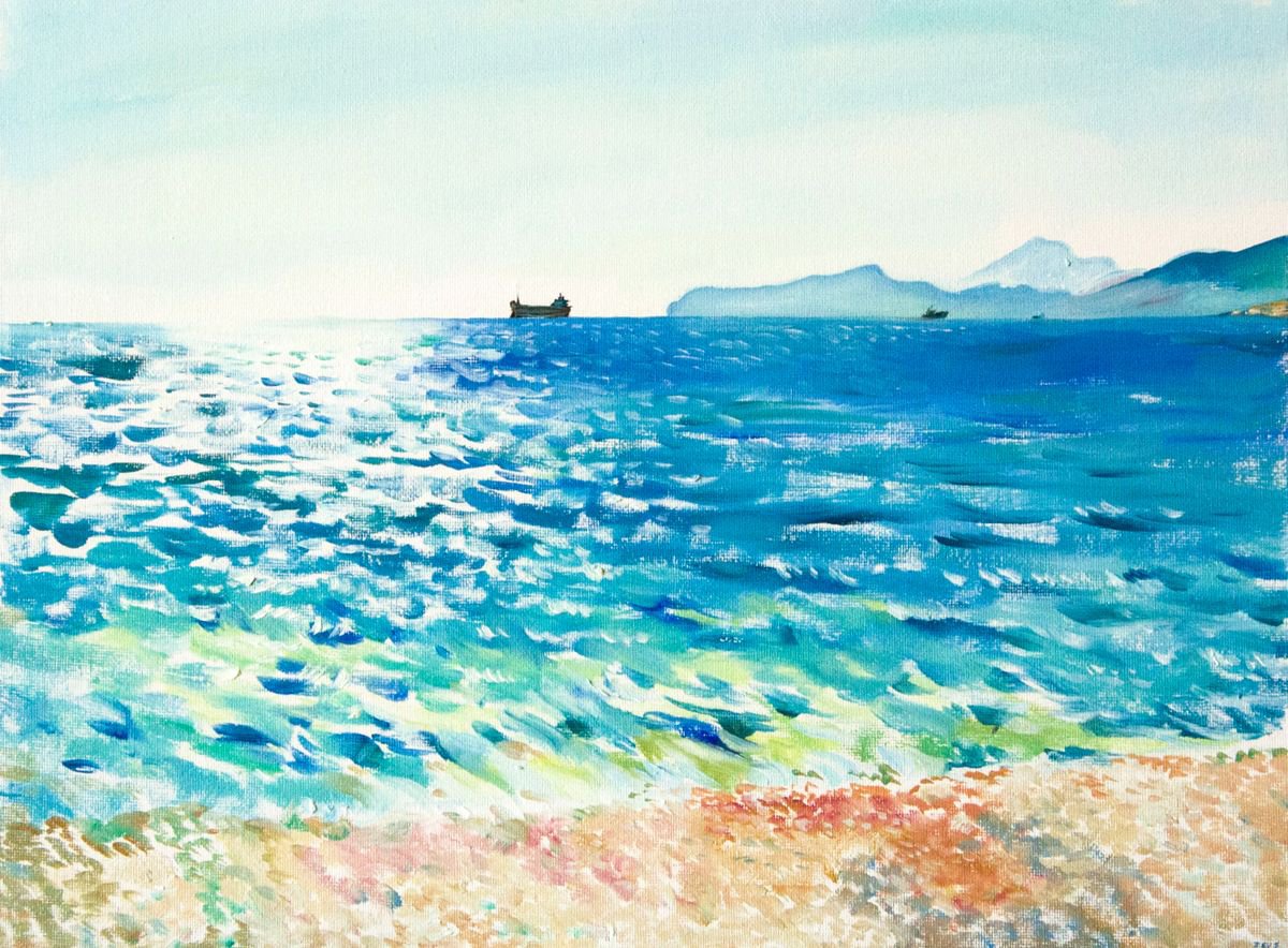 Antalya seascape by Daria Galinski