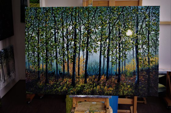 Deep In The Forest  61cm x 92cm