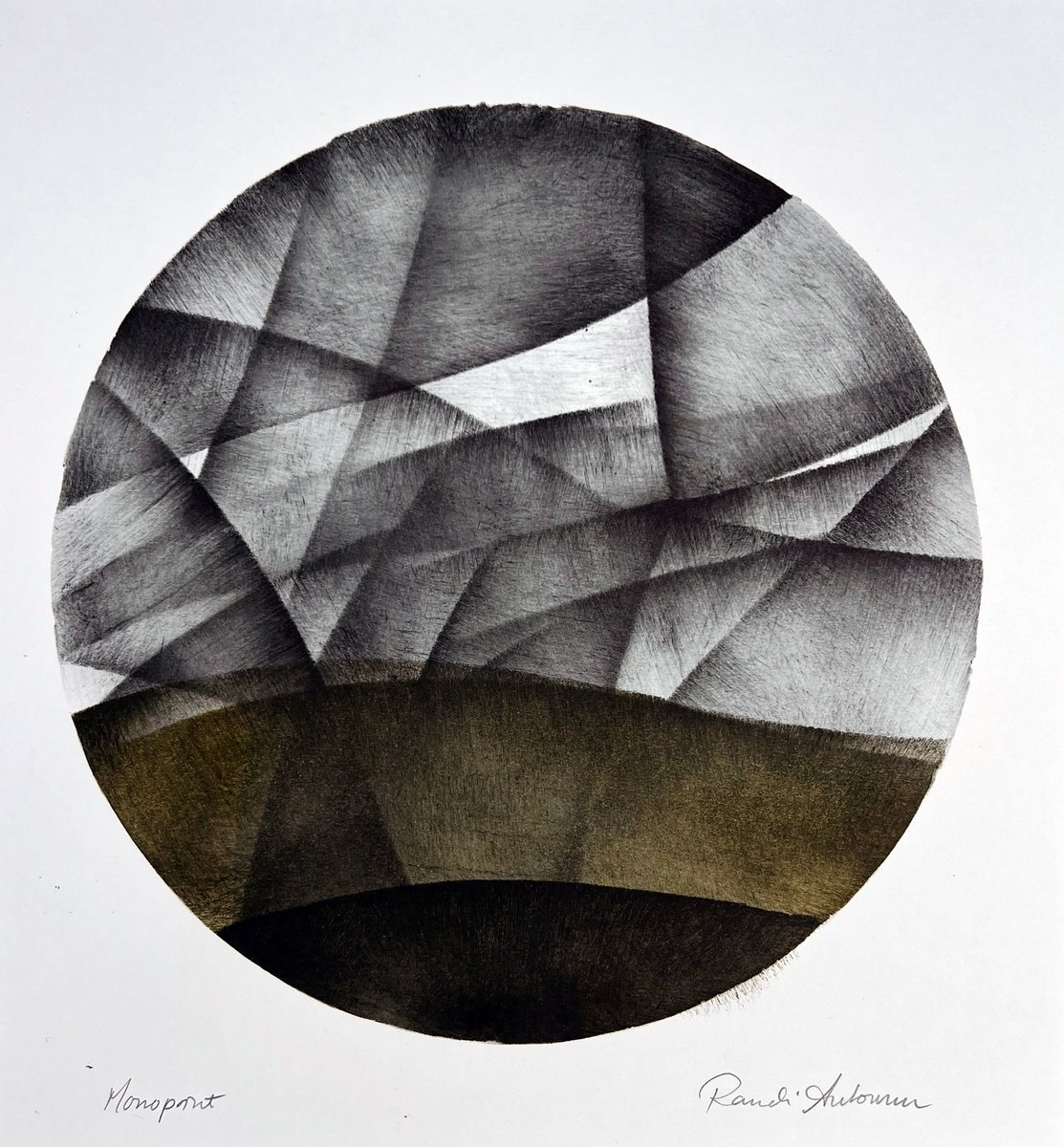 Abstract Limited Edition Print By Randi Antonsen, 12 X 12", Until We Reach Home, Original Artwork