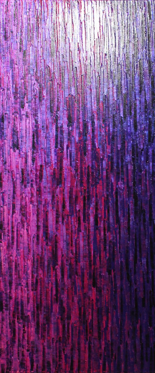 Large fade iridescent purple pink by Jonathan Pradillon
