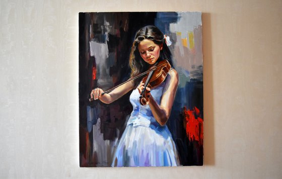 The violin player