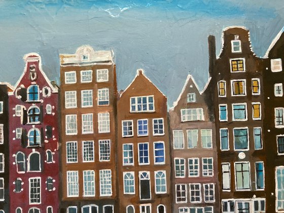 Canal Houses Of Amsterdam