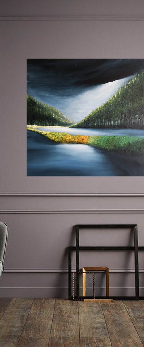 Rays of Light  -  Fields and Colors Series by Danijela Dan