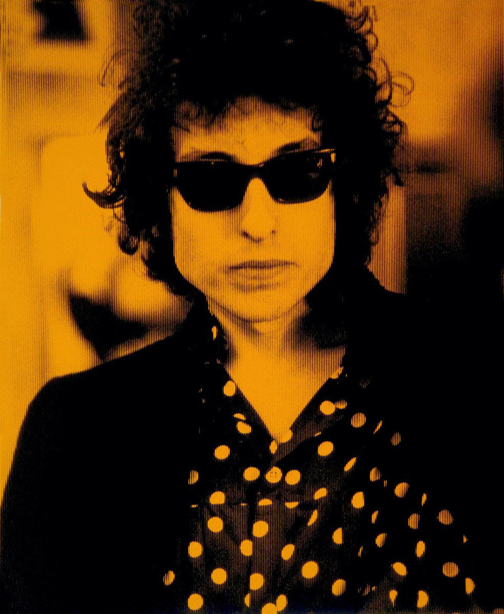 Bob Dylan-Orange by David Studwell