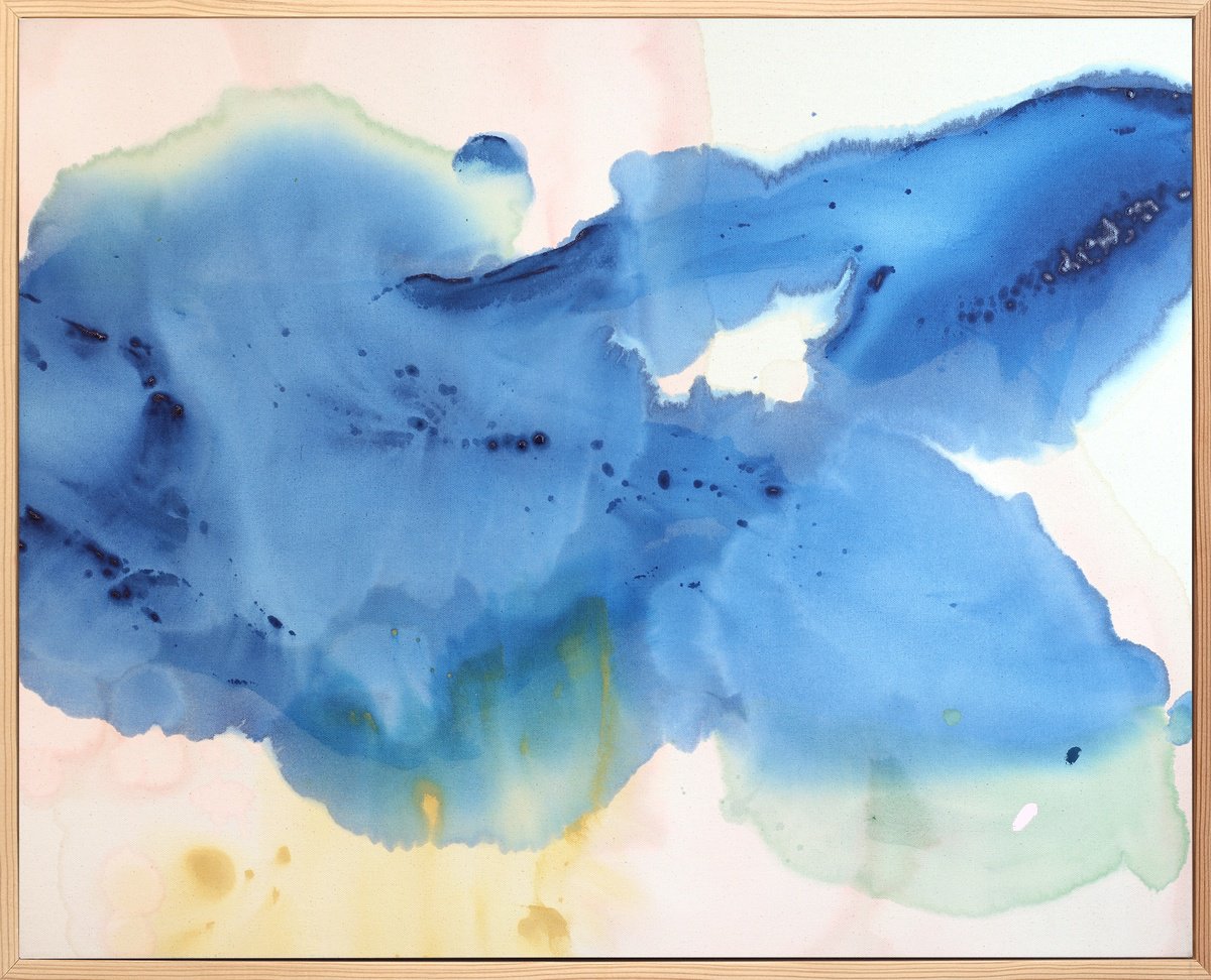 Organic Abstract Acrylic Painting By Melissa Mcgill, 31 X 25", I