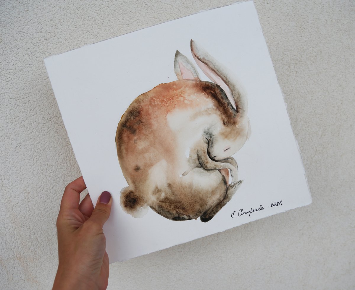 Sleeping Rabbit by Evgenia Smirnova