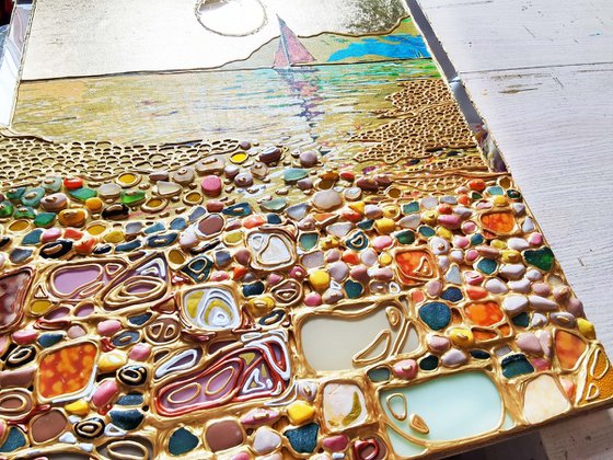 Golden silence of the sea