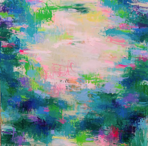 Summer River (After Monet) by Sandy Dooley