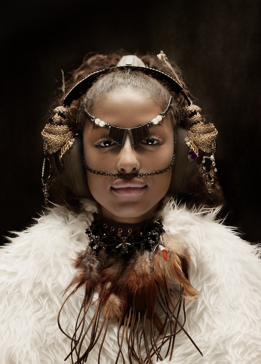 Photorealistic Portrait Photograph By Mariska Karto, 23 X 31", Earth, Original Artwork