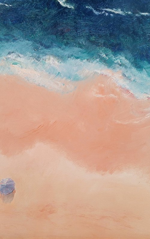 The Pink Sand Beach by Isabel Mahe