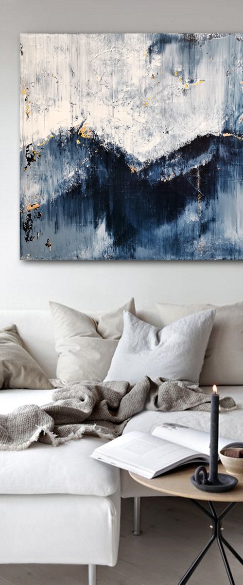 120x100cm.  Abstract Painting / Alex Senchenko © 2022 / Abstract 2206 by Alex Senchenko