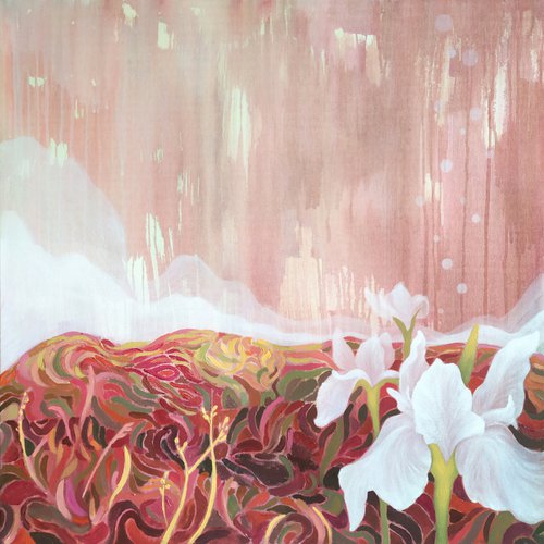 White Irises Dream by Ekaterina Prisich