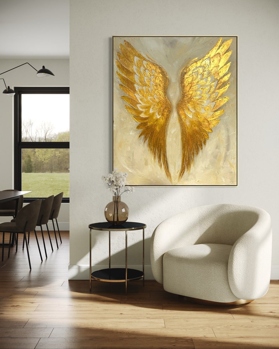 - Angel Wings” By Yulia Pristupa, 39 X 47, Artwork For Sale On Artfinder