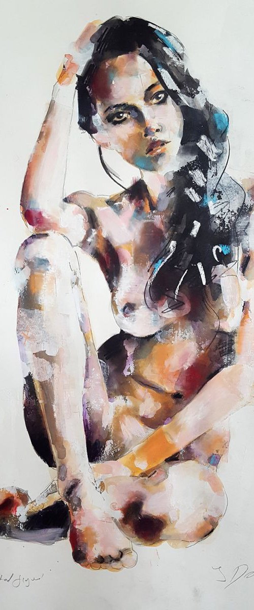 5-1-18 seated figure by Thomas Donaldson