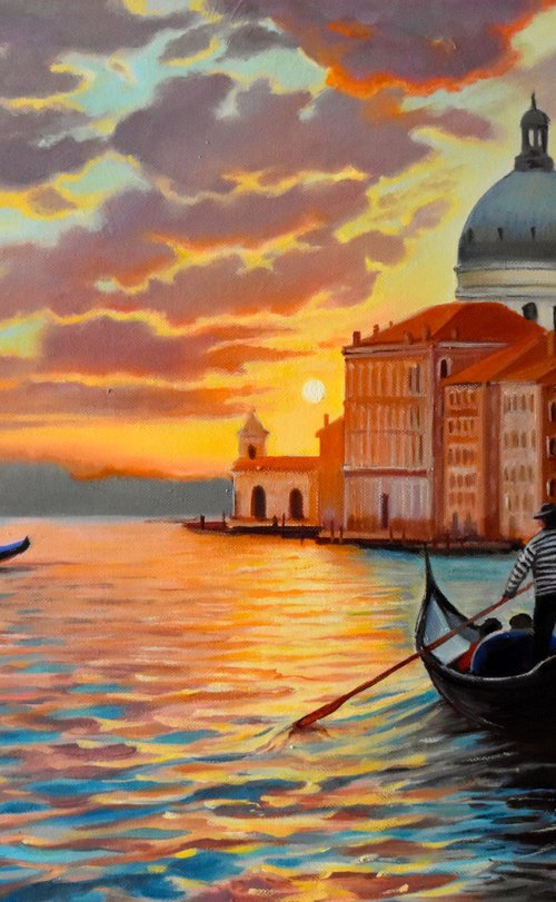 Sunset in Venice by Serghei Ghetiu