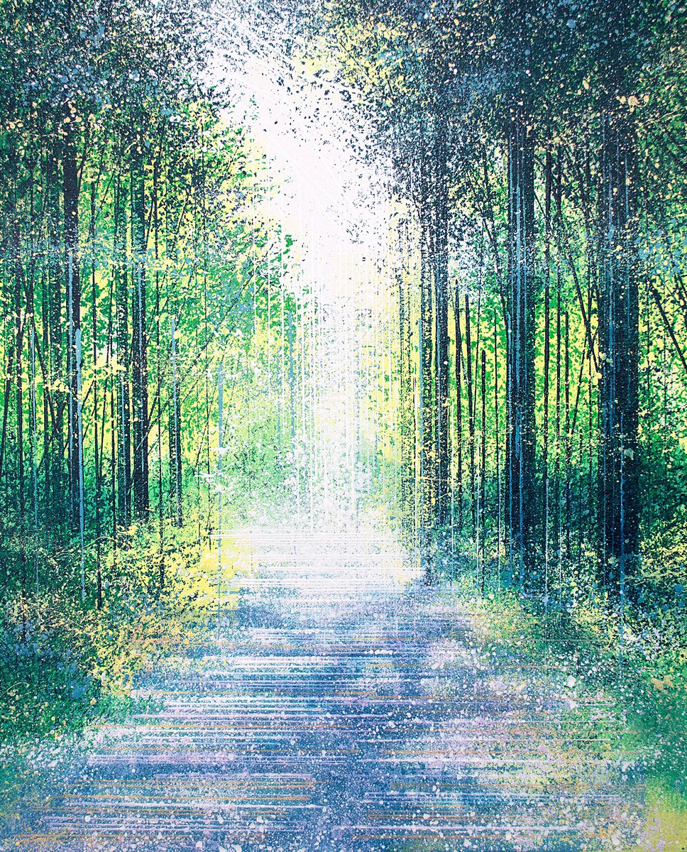  Light In A Spring Forest By Marc Todd, 18 X 22, Artwork For Sale On Artfinder
