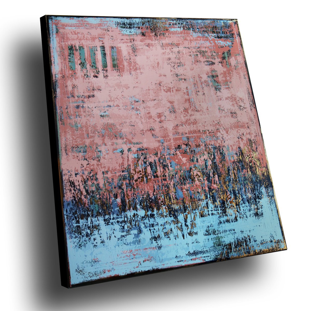 Organic Abstract Acrylic Painting By Inez Froehlich, 39 X 47, Awakening, Original Artwork