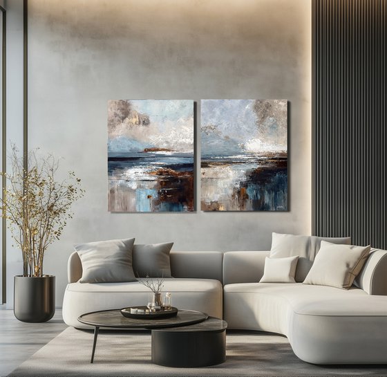Tides of Pale Morning.diptych