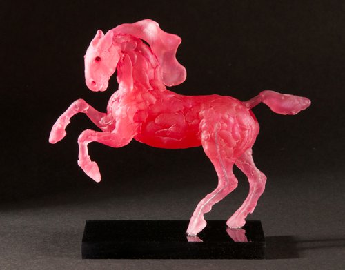 Running Horse - Strawberry Roan. by Holly Bennett
