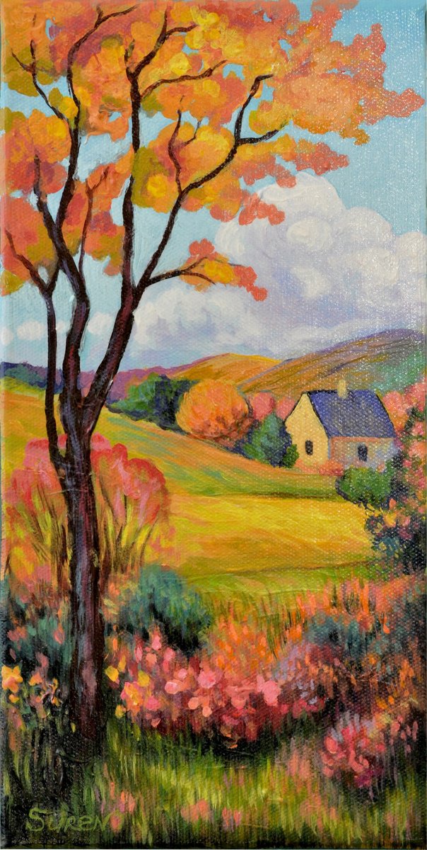 Fall on a Ranch by Suren Ter-Avakian