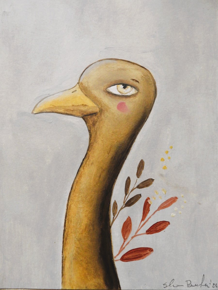 The duck with long neck by Silvia Beneforti