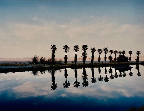 Zzyzx Resort Pool, Soda Dry Lake, California by Richard Heeps