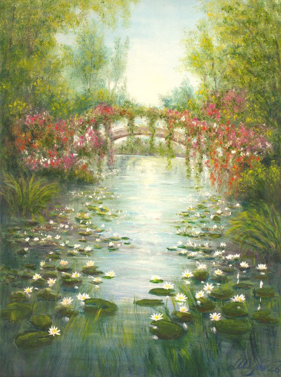 Water lily pond