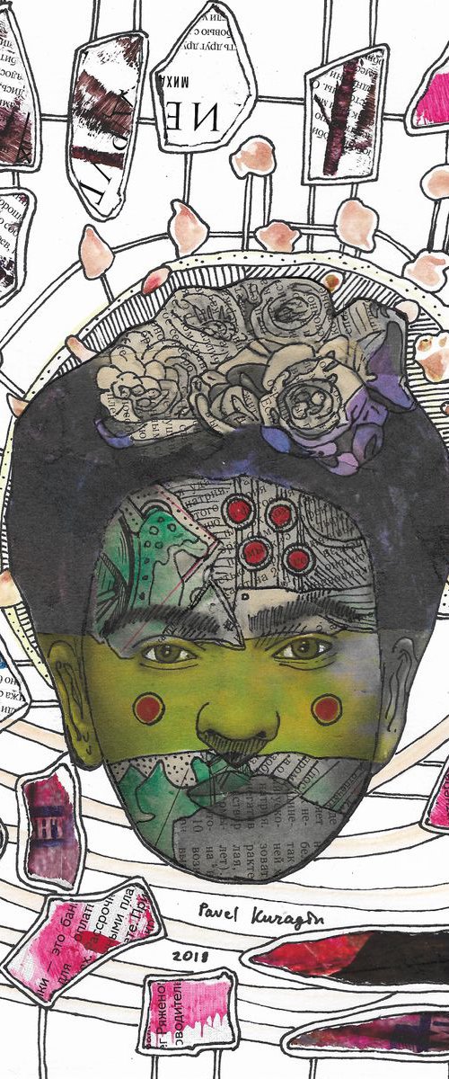 Portrait of Frida # 43 by Pavel Kuragin