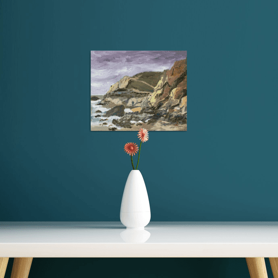 Rocky cove in Cornwall