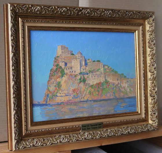 Aragonese Castle at sunset
