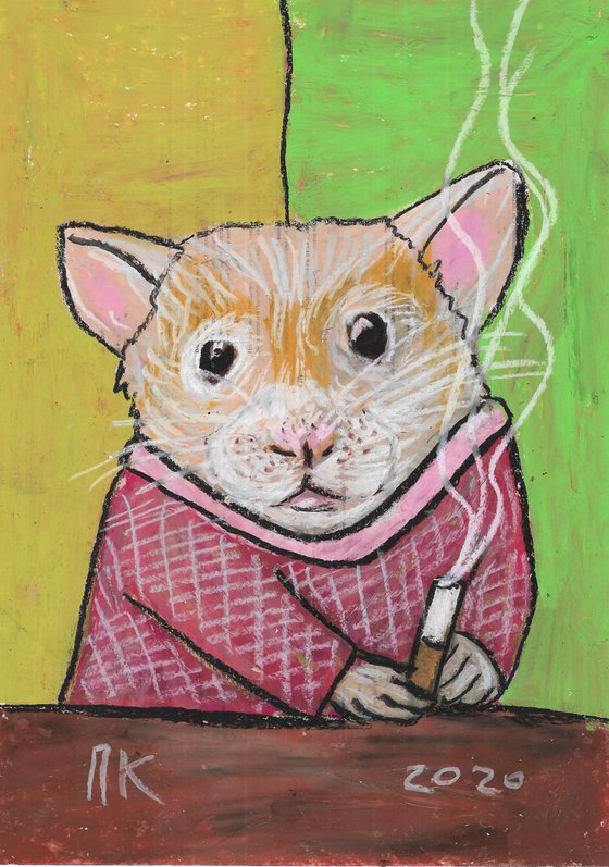 Smoking mouse #3