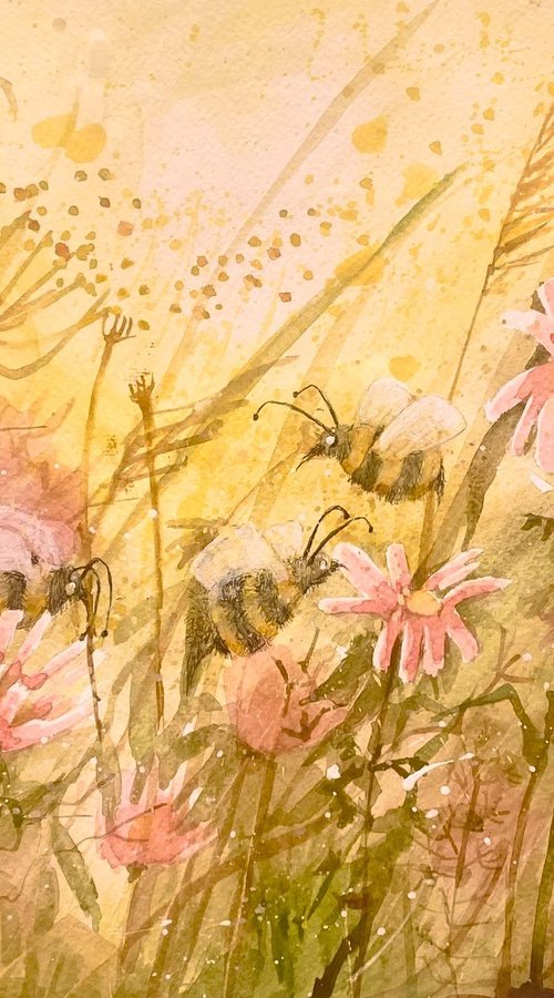 Busy Bees by Alexandra Krasuska