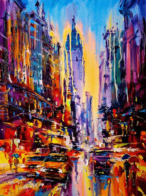 Abstract cityscape (New York)