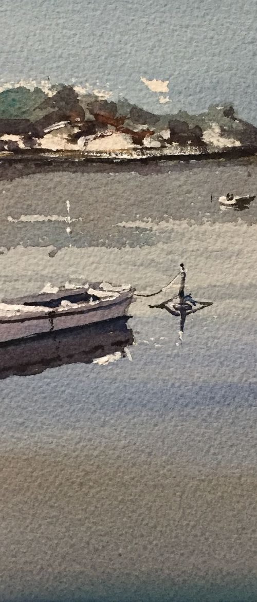 Beautiful seaside view - boats by Tihomir Cirkvencic