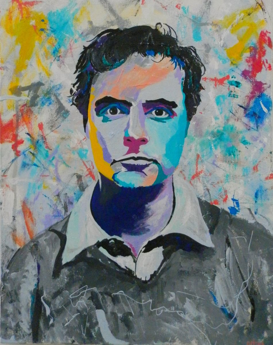 Portrait of Amedeo Modigliani - Modi by Andrew Orton