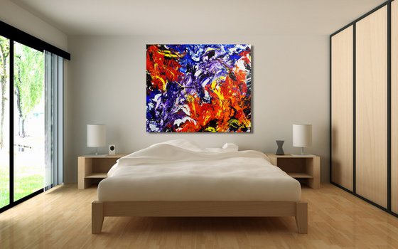 Nerve Impulse Overload Leading To Insomnia (120 x 100 cm) XXL (48 x 40 inches)