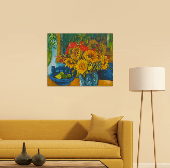 Sunflowers still life