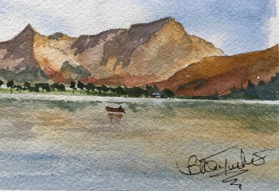 Boating on Lake Buttermere