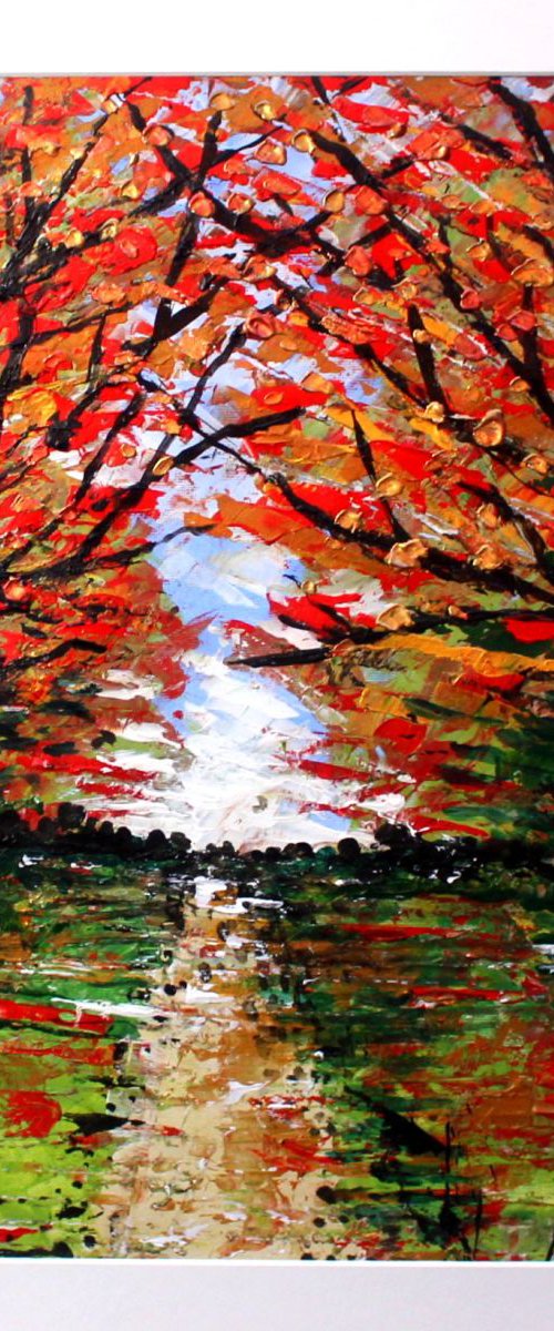 Autumn Walk II by Paul J Best
