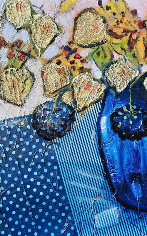 Still life with dried physalis by Vera Stein