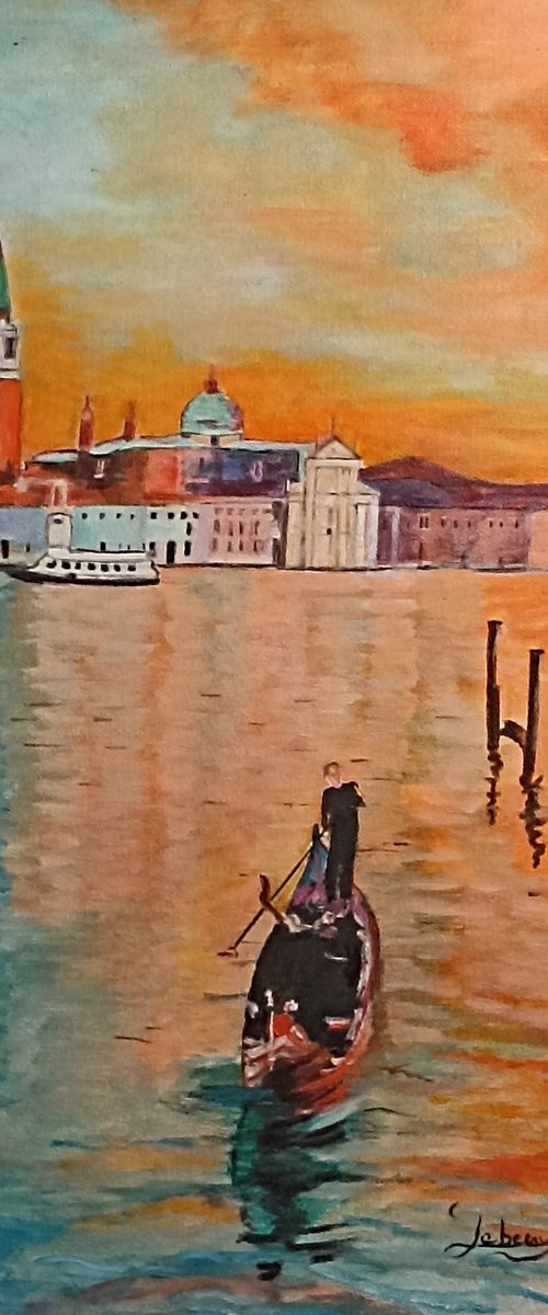 Sunset on Venice by Isabelle Lucas
