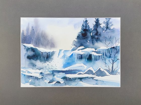 A Frozen Waterfall