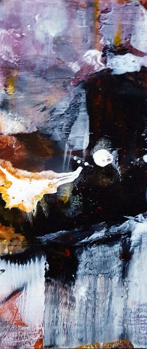 SOLITUDE SUPERBE MELANNCHOLY ABSTRACT MINDSCAPE DREAMSCAPE BY O KLOSKA ONEIRIC ART by Kloska Ovidiu