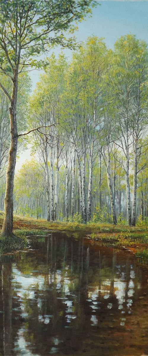 Birch Forest by Oleg Riabchuk