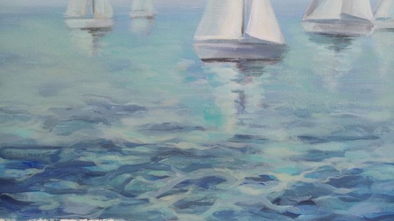Boats in Haze
