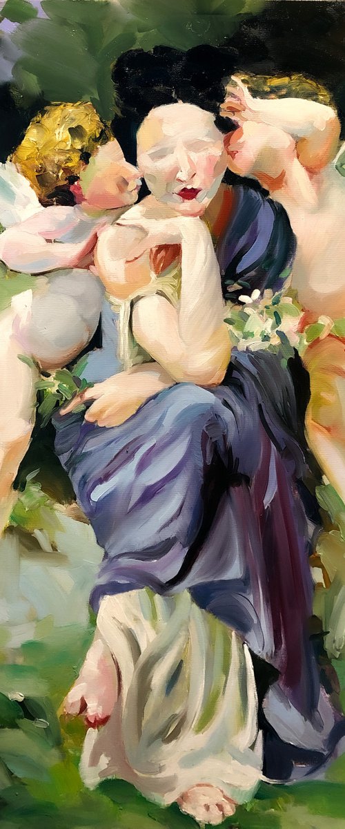 Study after Bouguereau 1 by Dan Laurentiu Arcus