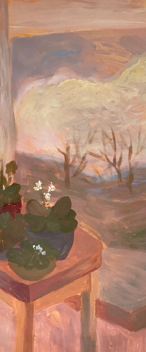 In memory of Winifred, Spring Window by Dasha Pogodina